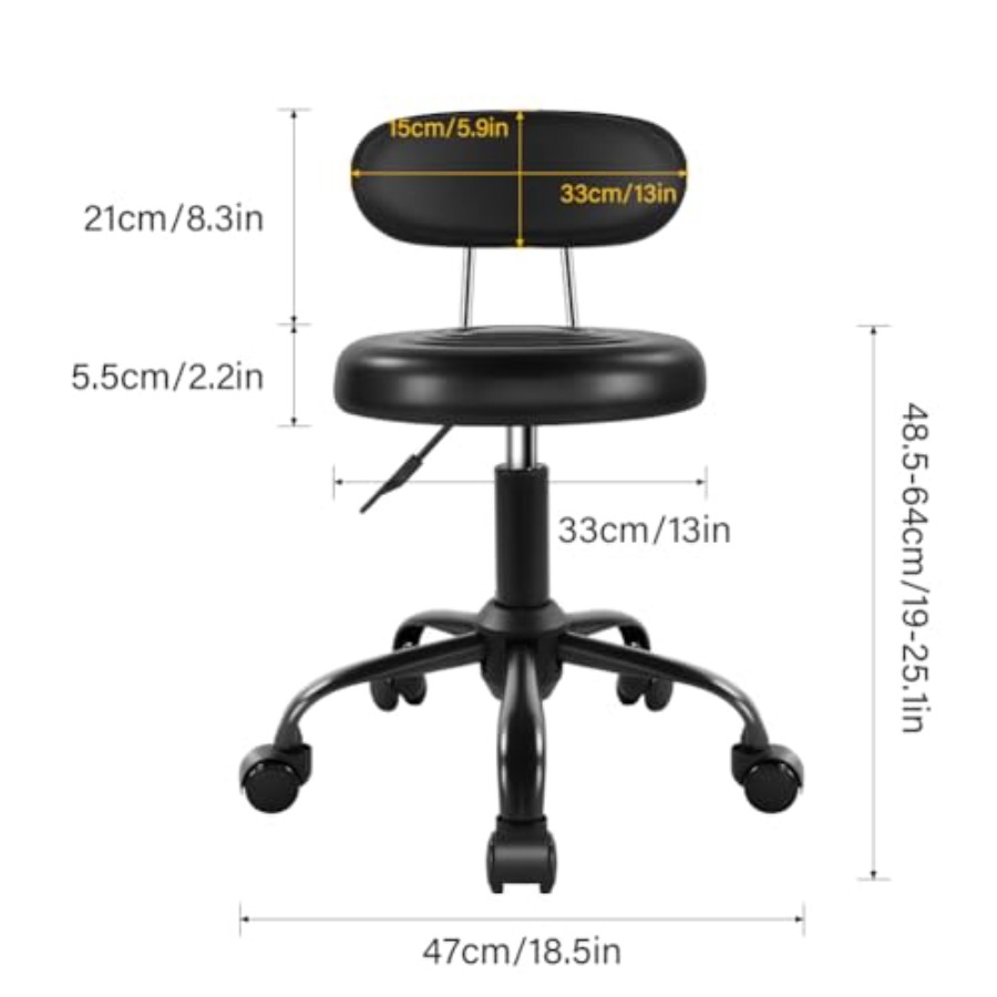 Rolling Stool with Wheels Swiv - مراجعة Spa & Wellness Hotel Fitak * * * * وسعره