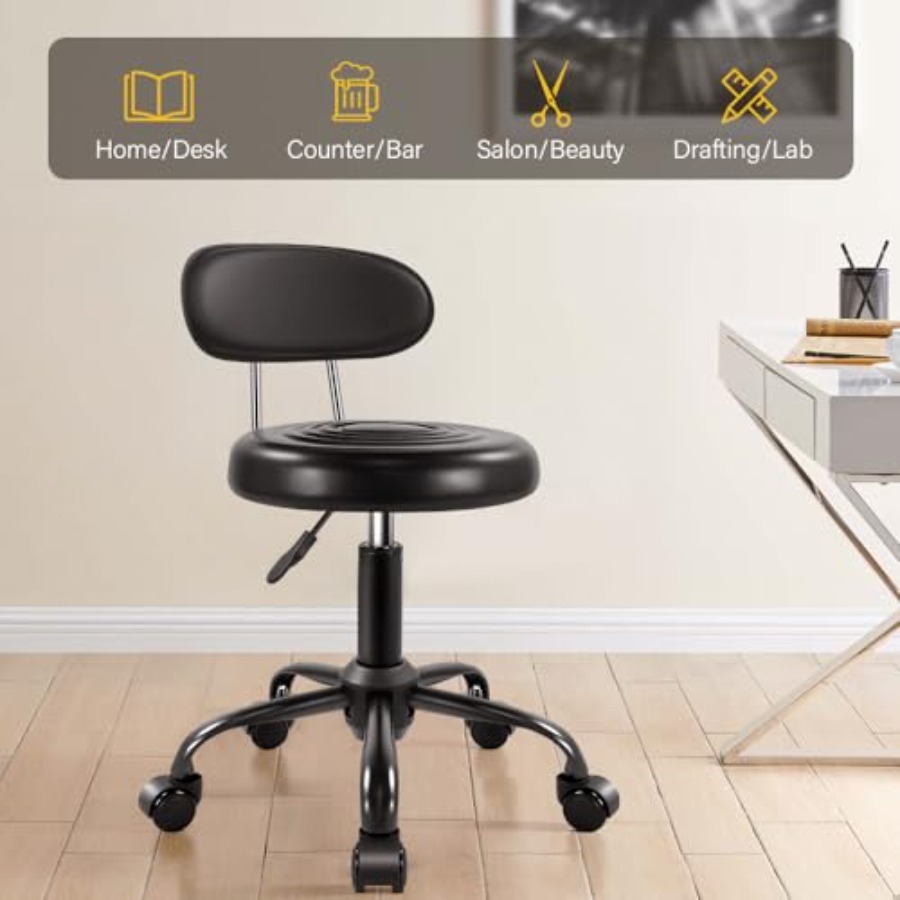 Rolling Stool with Wheels Swiv - مراجعة Spa & Wellness Hotel Fitak * * * * وسعره