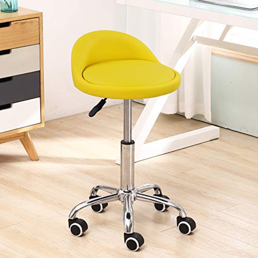 PU Leather Round Rolling Stool - مراجعة Spa & Wellness Hotel Fitak * * * * وسعره