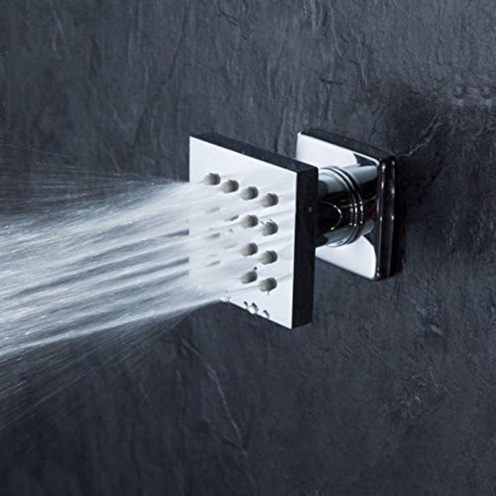 4 Pcs Square Solid Brass Showe - مراجعة Spa & Wellness Hotel Fitak * * * * وسعره