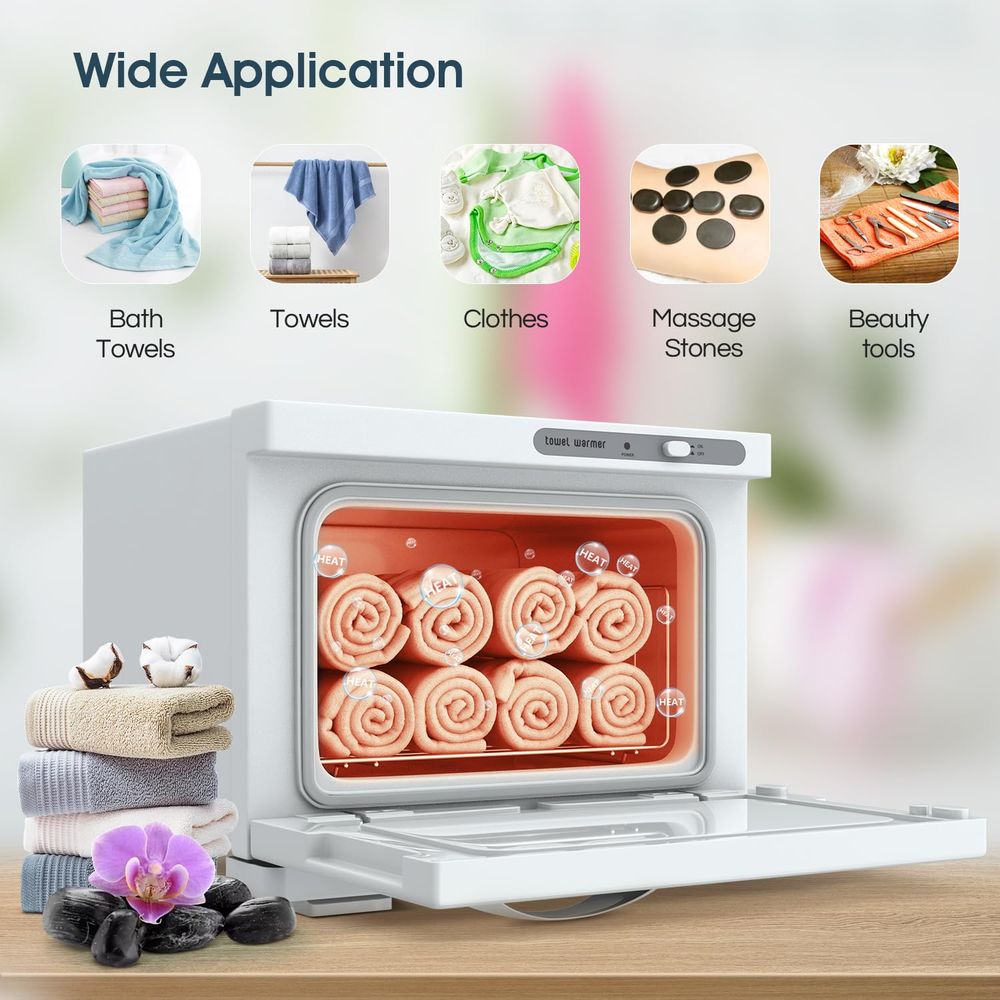 Compact 8L White Towel Warmer  - مراجعة Spa & Wellness Hotel Fitak * * * * وسعره