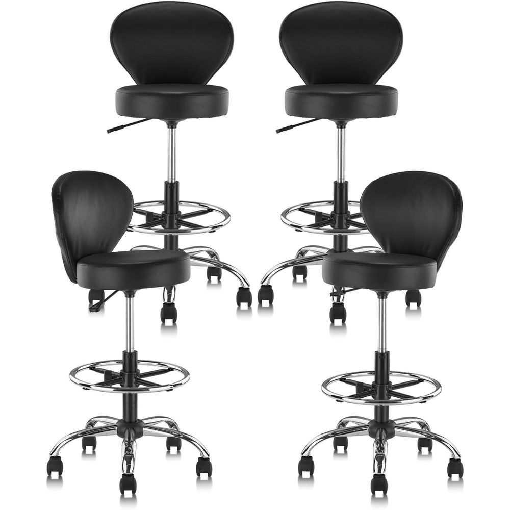 Set of 4 PVC Leather Swivel St - مراجعة Spa & Wellness Hotel Fitak * * * * وسعره