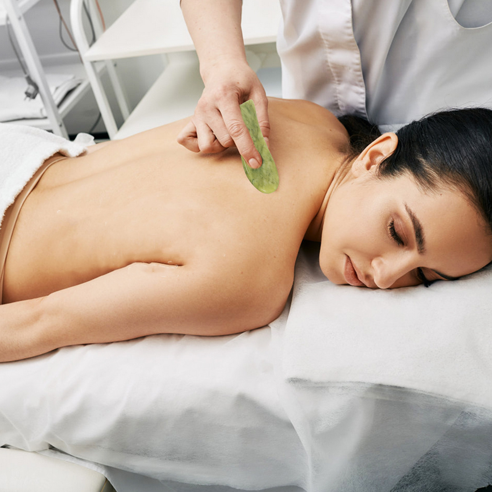 2Pcs Natural Jade Gua Sha Scra - مراجعة Spa Wellness Massage وسعره