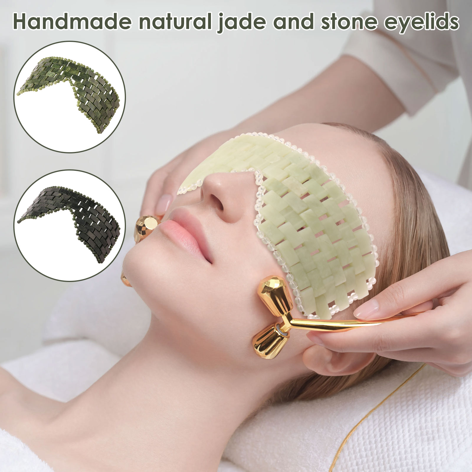 Jade Eye Mask Portable Jade St - مراجعة Spa Wellness Massage وسعره