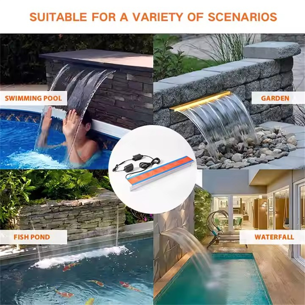 600MM DC12V Underwater Waterfa - مراجعة Xy Spa & Wellness وسعره
